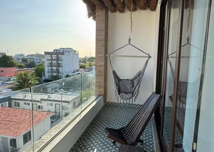 Boho Con Roof Pool Y Vista Al Mar Apartamento Playa del Carmen