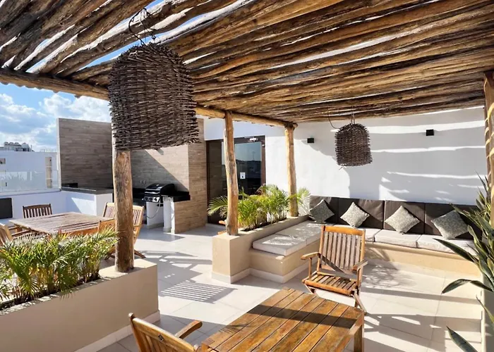 Boho Con Roof Pool Y Vista Al Mar Apartamento *