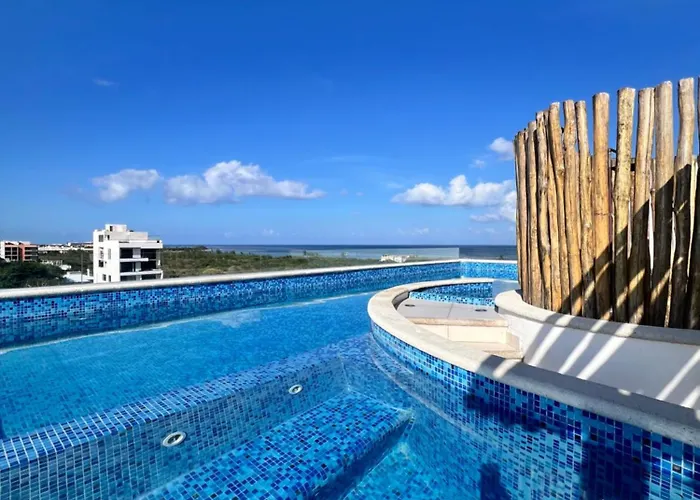 Boho Con Roof Pool Y Vista Al Mar Apartamento *